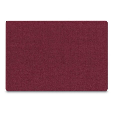 United Visual Products Corkboard, Fabric, 3 Door, Satin/Cld, 72x36" UV306-SATIN-CLOUD